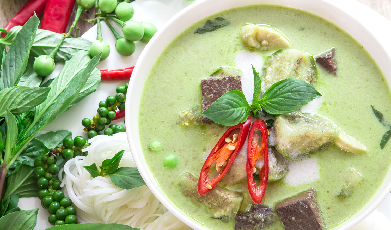 Il curry verde gaeng keow wan kai