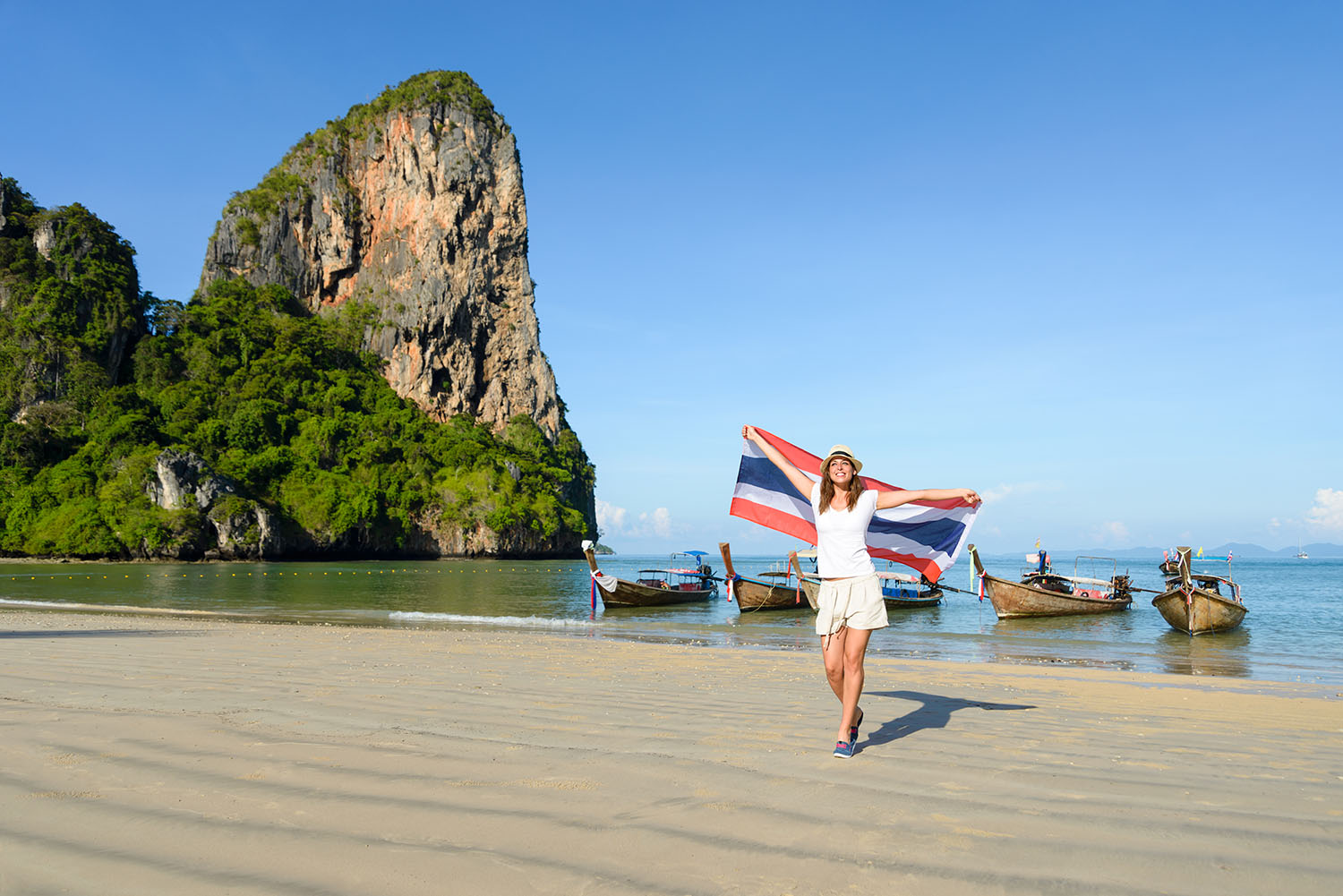 Una spiaggia di Krabi, nel mare delle Andamane
