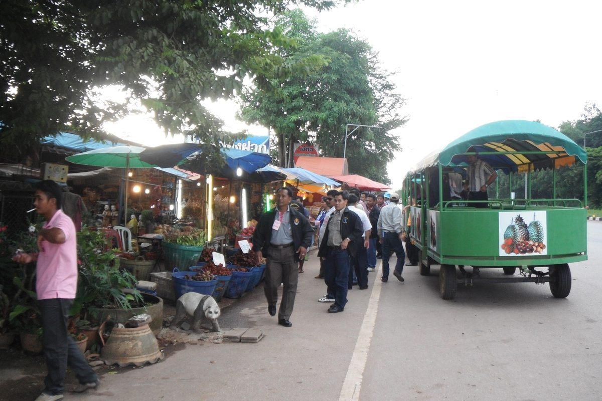 La strada della frutta a Rayong