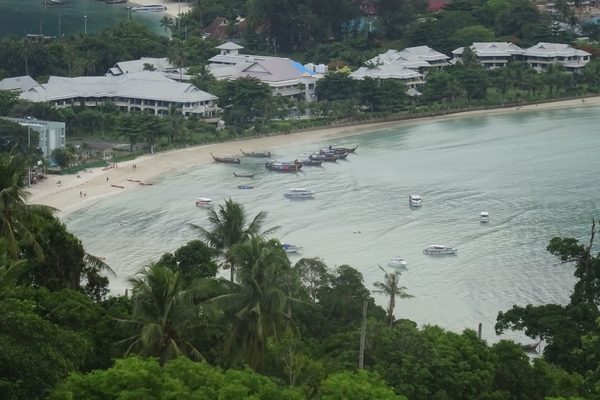 Le isole Phi Phi viste dall'alto